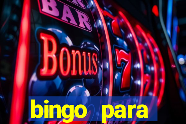 bingo para despedida de solteira para imprimir